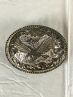 Vintage Award Design Medals Flying Eagle Gold Silver Plate Belt Buckle Gp sp