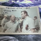 Vintage Auto Racing Photo Stirling Moss Fred Baxter Snapshot Watkins Glen 1960s