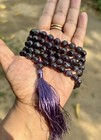 8 Mm Rnd 108 1 Beads Original Purple Amethyst Jaap Rosary  Japa Mala Energized