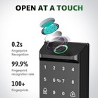 Door Access Control System Kit With Fingerprint  Electric Door Lock Set Outdoor