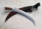 Viking Style Machete Sword   Handmade 21   Carbon Steel Blade   Hunting Sword