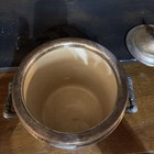 Vintage Vacuum Insulated Silver Plate Over Copper Ice Bucket