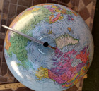 Replogle 12  Globe X 15  Tall  World Nation Globe On Brushed Wooden Base