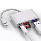 Portable 4 In 1 Usb Camera Sd Tf Card Reader Adapter For Iphone Ipod Ipad Ios 12