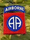 Color 82nd Airborne Division One-piece Vietnam War 1968-1969 Patch