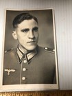 Ww2 Wwii  German Army Military Third Reich Soldier Portrait Photo Postcard