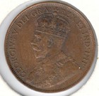 1913 Choice Almost Uncirculated Canadian Large Cent  1