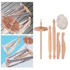 Wooden Niddy Noddy Drop Spindle Gifts Yarn Spinning Tool For Organizing