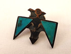 Vintage Southwest Thunderbird Zuni Lapel Pin - 7 8 Inch
