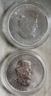 2013 Canada Antelope   25th Anniversary  In Capsules - 9999 Silver - Milk Spots