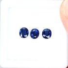 3pcs lot 1 15ct Oval 4 5x4to4 7x4mm Natural Heated Blue Sapphire Chanthaburi Th