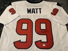 Jj Watt Signed Autographed Houston Texans Custom White Jersey Coa Auto