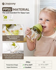 Sippy Cups For Toddlers 1-3  Spill Proof Weighted Straw Cup With Handle For Baby