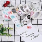 Thank You Stickers 5000 Pieces Round Kraft Label Seals Small 10 Rolls Pattern C