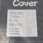  full Size W  Zipper  Animal Cow Print Futon Cover New In Package  made In Usa 