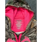 Realtree Camo Hoodie Pink Logo Pullover Sweatshirt Girls Xl 16-18 Camouflage
