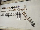 Vtg  Cuff Links  Tie Clips  Bars  Pins  Lot 24 Assorted  Pairs  Singles Pre-own