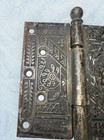 Antique Heavy Cast Bronze Corbin Ca  1880s 5 X 5    Ball Hinge    diagonal    Pattern
