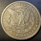 Beautiful Silver Dollar Hobo Coin - 1896- Skull  not Real Morgan 