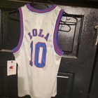 Nwt Champion Kids S Tune Squad Lola Bunny 10 Space Jam Basketball Jersey White