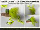Frog Legs Fly Tying Material For Bass Popper Flies Soft Flexible Tpu 6 Pack