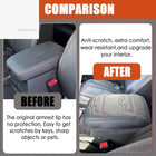 Nissan Frontier Console Cover 2022-2026 Armrest Box Pad Pro-4x Sv Orange Stitch