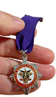 Order Of Royal Patrons Medal Jewel Purple Ribbon Enamel Fraternal Vintage