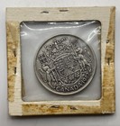 1942 Canada 50 Cent Silver Coin     King George Vi     Half Dollar Canadian