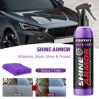 New Shine Armor Ceramic Coating Fortify Quick Coat Car Wax Polish Spray - 8oz