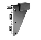 Kenworth T370 Rh Hood Bumper Cross Ref  L85-1105r By Automann M59115r