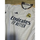 Real Madrid 2023-24 Home Jersey White Gold Mens Xl Soccer Shirt Jsport