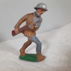 Vintage Barclay Manoil Wwi Lot Of 8 Metal Toy Soldier Cast Lead Army Figures