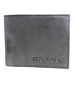 Dickies Black Wallet With Chain Slimfold Genuine Leather New Free Shipping