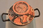 Ancient Greek Red Figure 5 4th Century Bc Pottery Lekannis