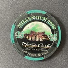 Monte Carlo Las Vegas Nevada  25 Casino Chip Millennium 2000 Obsolete