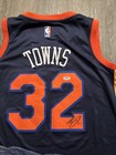 Karl Anthony Towns New York Knicks Autograph Signed Jersey  Psa Coa