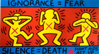 Keith Haring Lithograph Certified Coa Original Signed Numbered By Hand In 180
