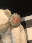 1997 Coca-cola  polar Bear With Bottle And Santa Hat  Bean Bag Plush