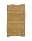 West Elm Linen King Pillow Shams Set Of 2 Tan Brown Quilted 20    X 36   