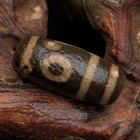 Rare Tibetan Buddhism Agate 2 Eyes Totem Dzi Bead Amulet Necklace Pendant G131