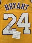 Kobe Bryant Signed Autographed Los Angeles Lakers Custom Yellow Jersey With Coa