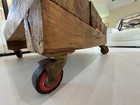 Rustic Factory Cart Coffee Table Vintage Industrial Farmhouse Style     From Spain