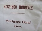 Hastings Harbour Bond Certificate   100  1881 19th Century Failed Harbour Build