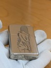 Sexy Back Girl Silver Zippo Lighter And Box