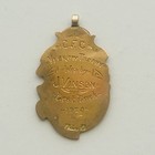 9ct Gold 1920 Brl Coorparoo Rugby League 1st Grade Best Back Fob   Badge 