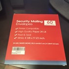  10 Self-seal Security Mailing Envelopes  60 Pack  4 1 8 X 9 1 2 In