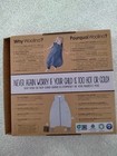 Woolino 4 Season Sleep Bag With Feet  6-18 Months  Blue white Stars
