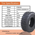 2pcs 20x10-10 20x10x10 Atv Utv Tires 4 Ply All Terrain Sand Mud Off-road Tires
