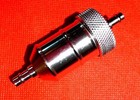 Silver Aluminum Fuel Filter Reusable Washable Element For Honda 1 4  5 16  New