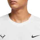New Men s Size L Nike Rafa Nadal White Tennis Top T-shirt Dri-fit Dd8547 100